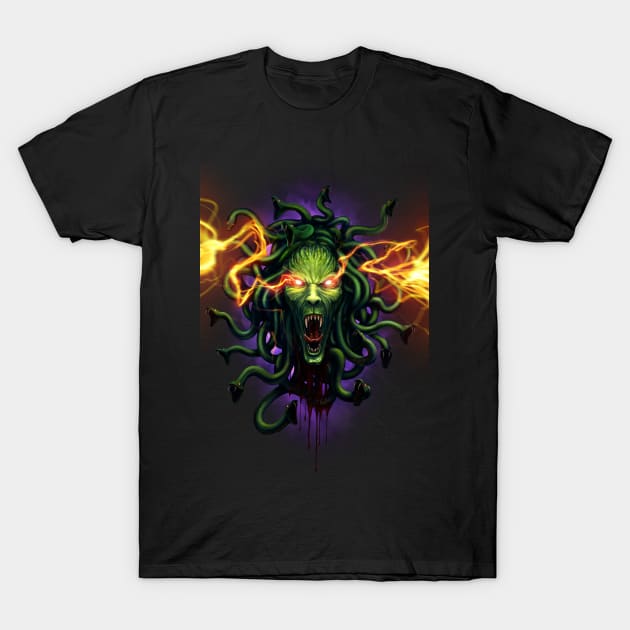 Medusa T-Shirt by chriskar